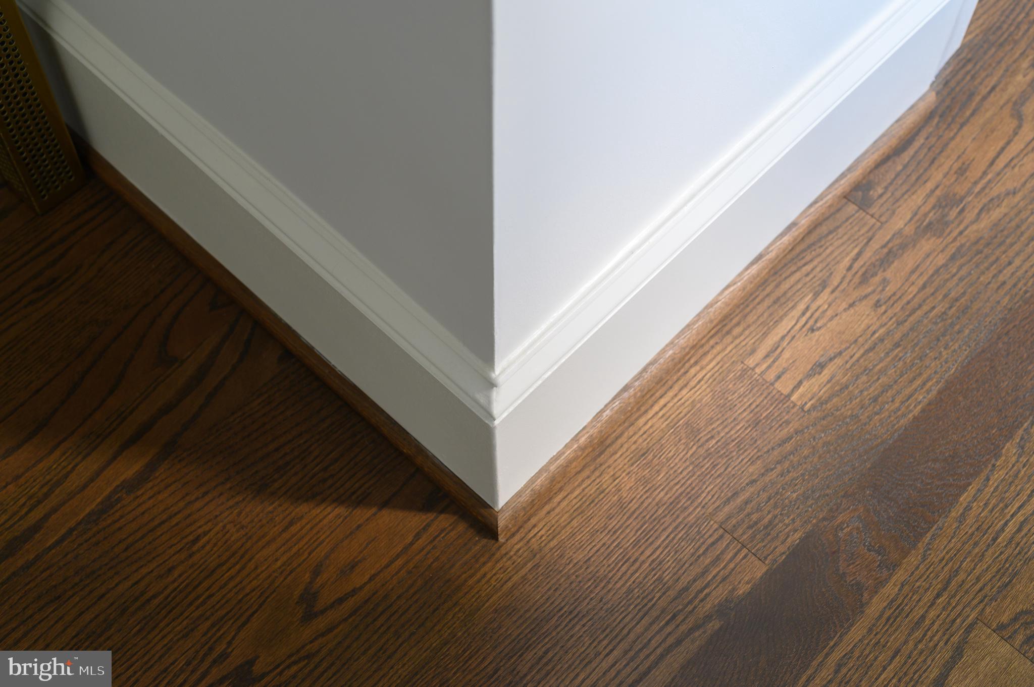 418 7th Street Southeast, Unit 303 Washington, DC 20003 - Photo 6 of 15 Sand-in-place hardwood flooring and custom molding