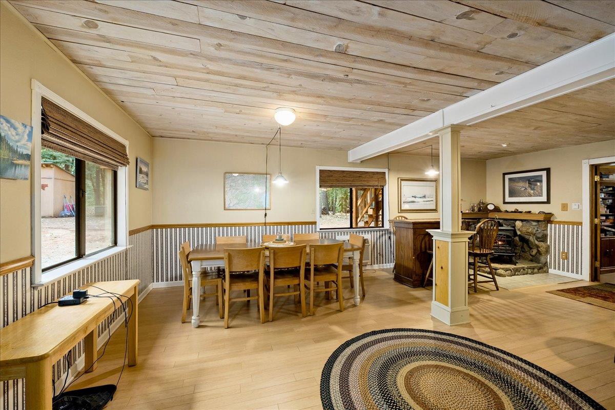 3000 Succor Lane Colfax, CA 95713 - Photo 10 of 56 a view of a dining room with furniture window and outside view