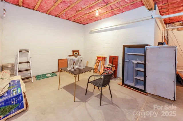 a room with gym equipment