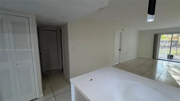a view of an empty room
