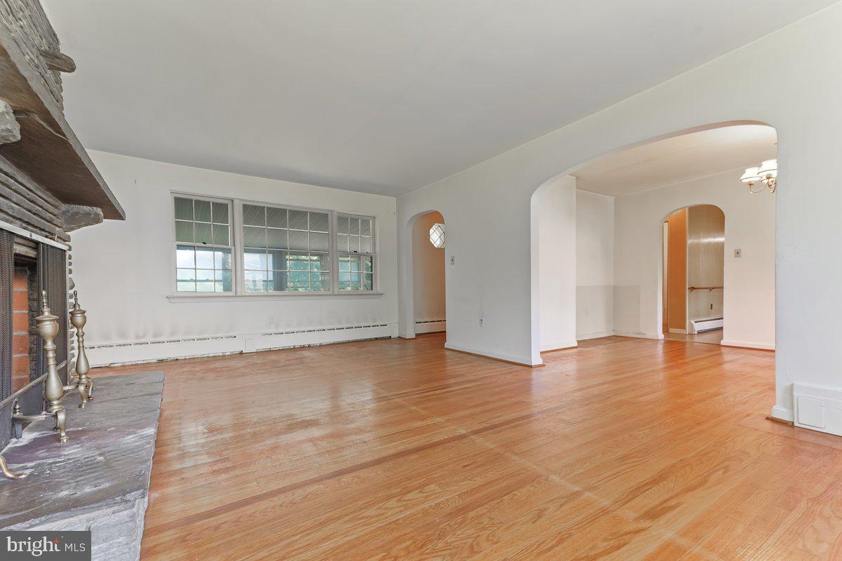 327 South Waterloo Road Devon, PA 19333 - Photo 3 of 36 Living Room with Hardwood Flooring