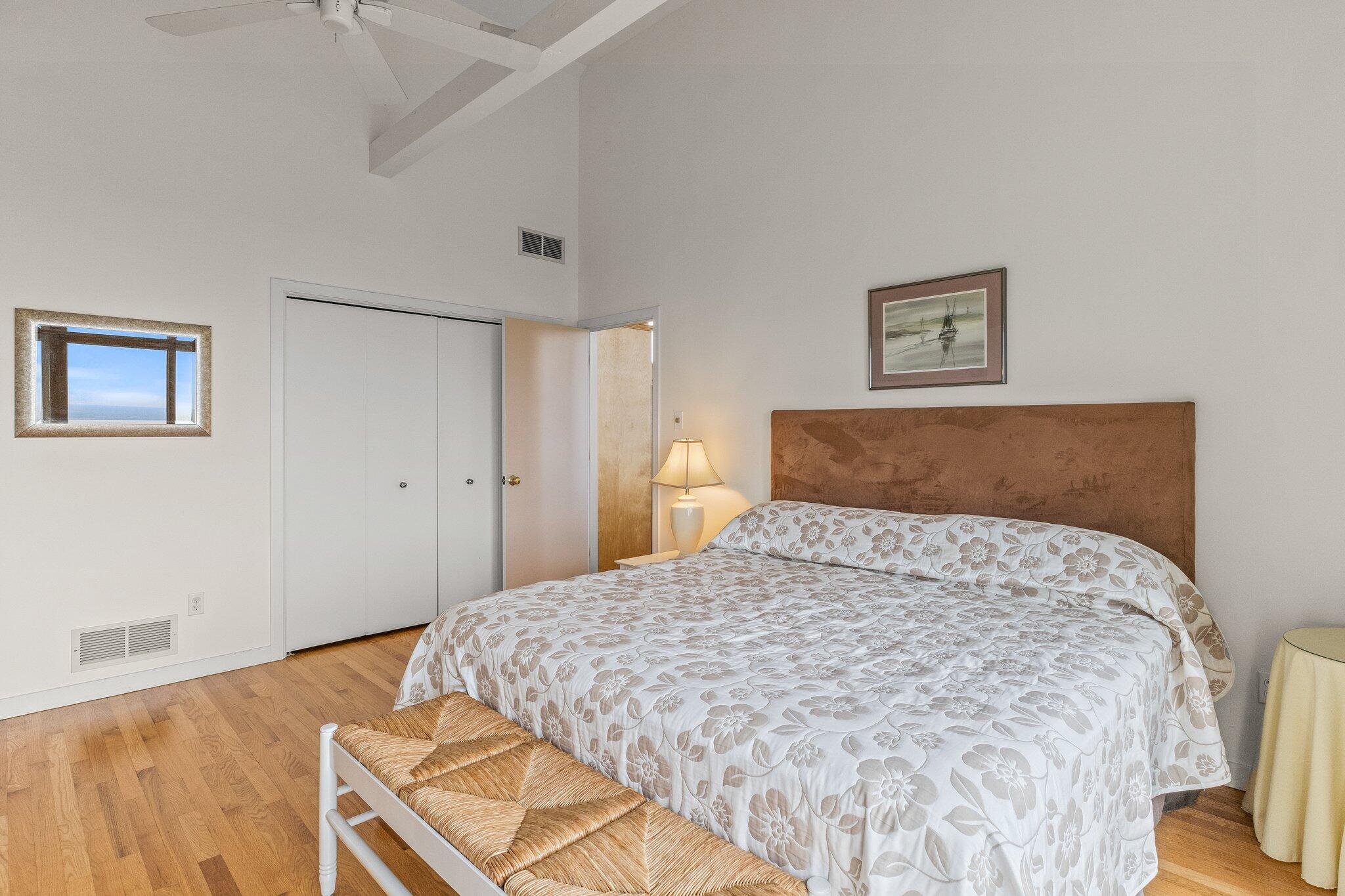 25 Great Hills Road Truro, MA 02666 - Photo 28 of 68 a bedroom with a bed and a cabinets