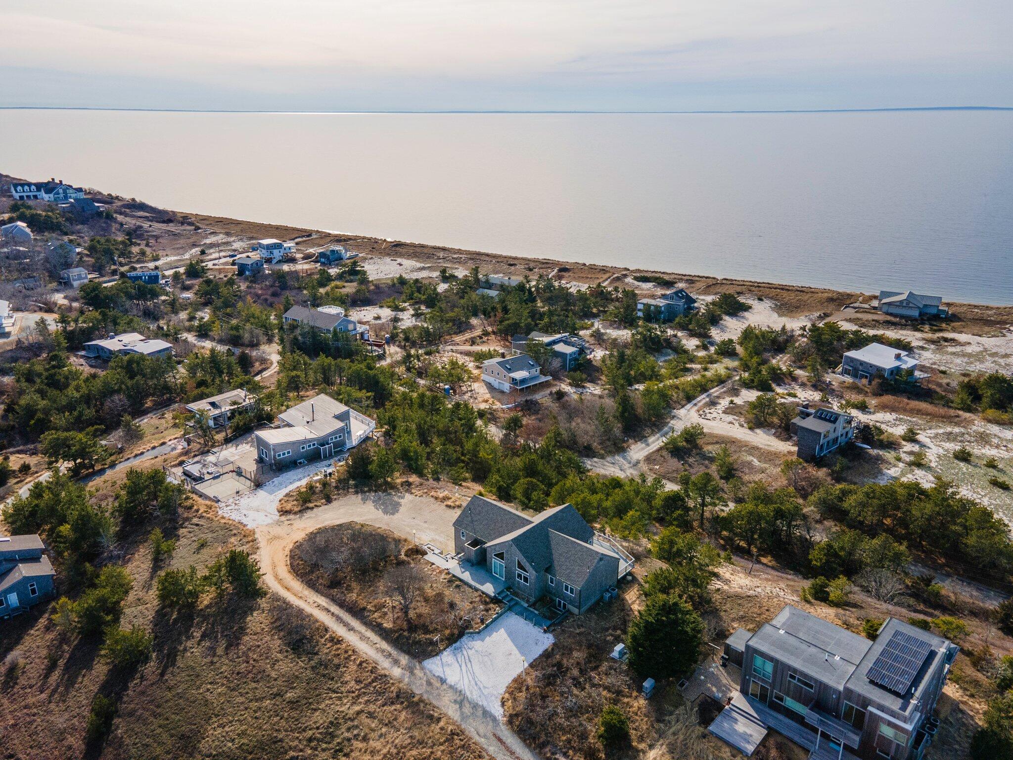 25 Great Hills Road Truro, MA 02666 - Photo 60 of 68 an aerial view of a houses with a outdoor space