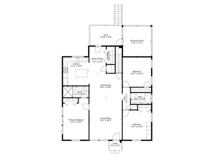 a picture of a floor plan