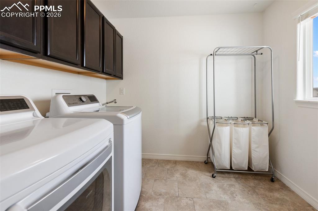 8458 Chasewood Loop Colorado Springs, CO 80908 - Photo 21 of 34 a utility room with dryer and washer