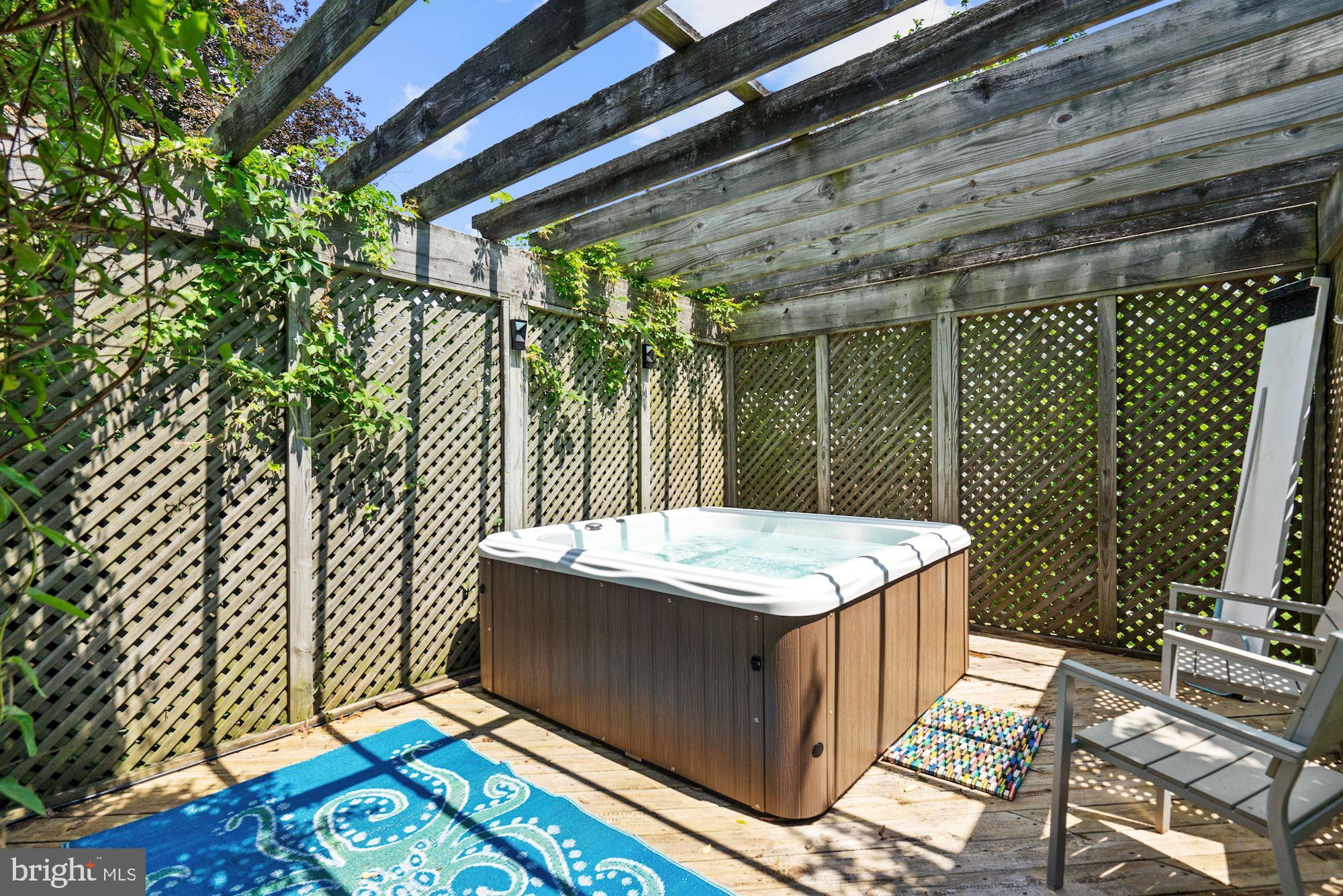 6203 Redwing Road Bethesda, MD 20817 - Photo 21 of 39 Private gazebo has hot tub that conveys