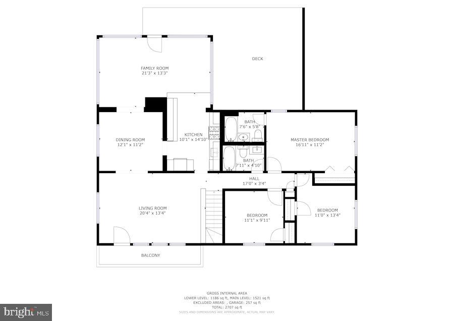 6203 Redwing Road Bethesda, MD 20817 - Photo 38 of 39 Floor plan - upper level