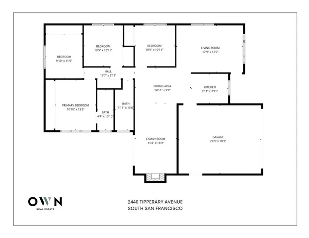 $1,298,000 | 2440 Tipperary Avenue, South San Francisco, CA 94080