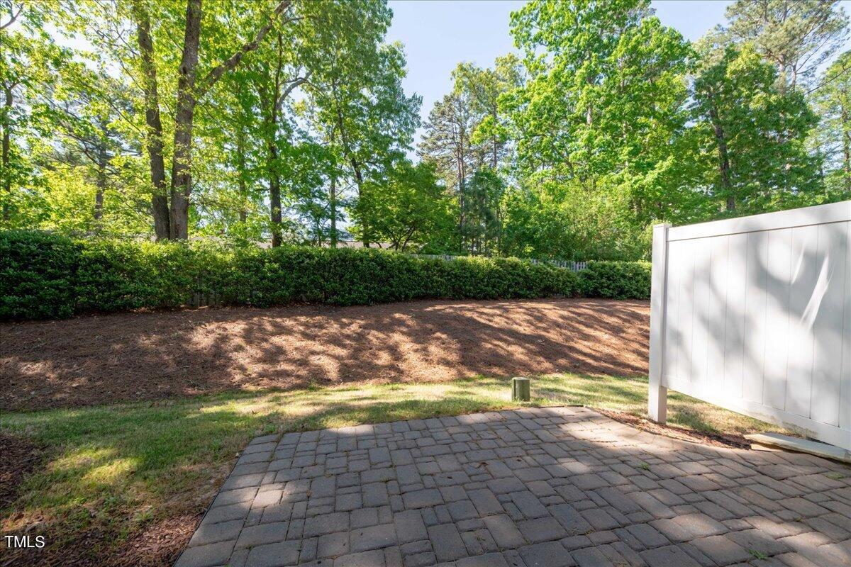 2115 Scarlet Maple Drive Raleigh, NC 27606 - Photo 30 of 32 a view of a yard with plants and large trees
