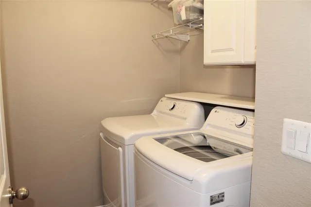 a close view of utility room