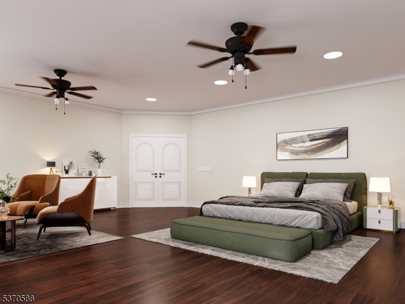 342 Ridge Road Dayton, NJ 08810 - Photo 11 of 46 a bedroom with a bed and wooden floor