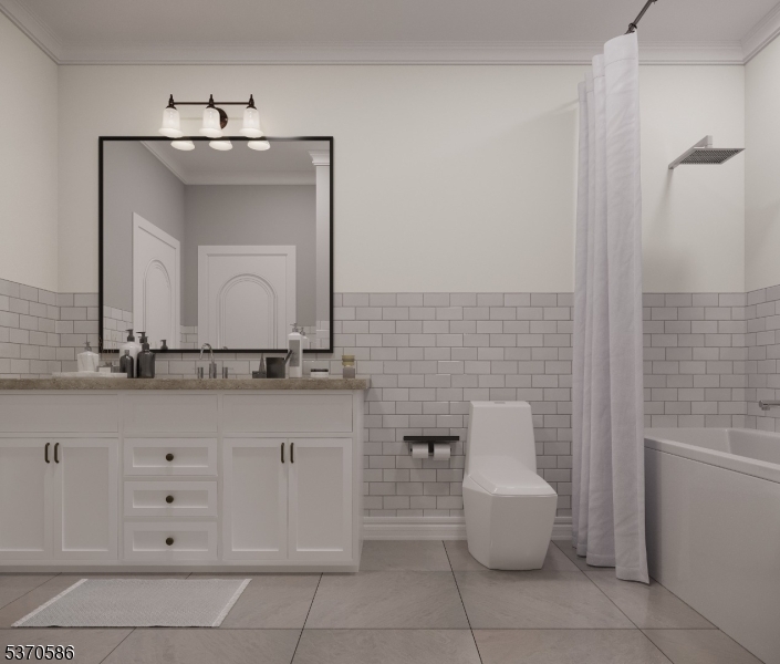 342 Ridge Road Dayton, NJ 08810 - Photo 17 of 46 a bathroom with a toilet a sink and mirror