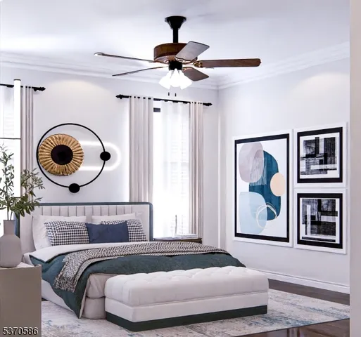 a picture of a room with furniture and air hockey table