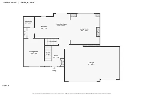 $485,000 | 24966 West 150th Court, Olathe, KS 66061