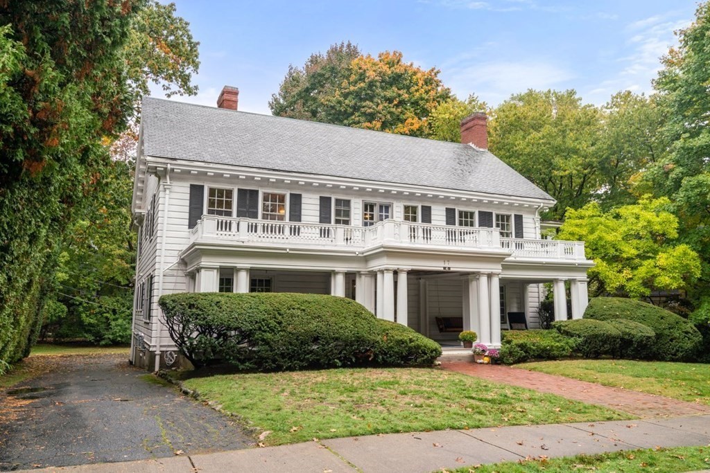 17 Berwick Road Newton, MA 02459 - Photo 3 of 35 a front view of a house with a yard