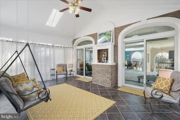 a view of a building with a street