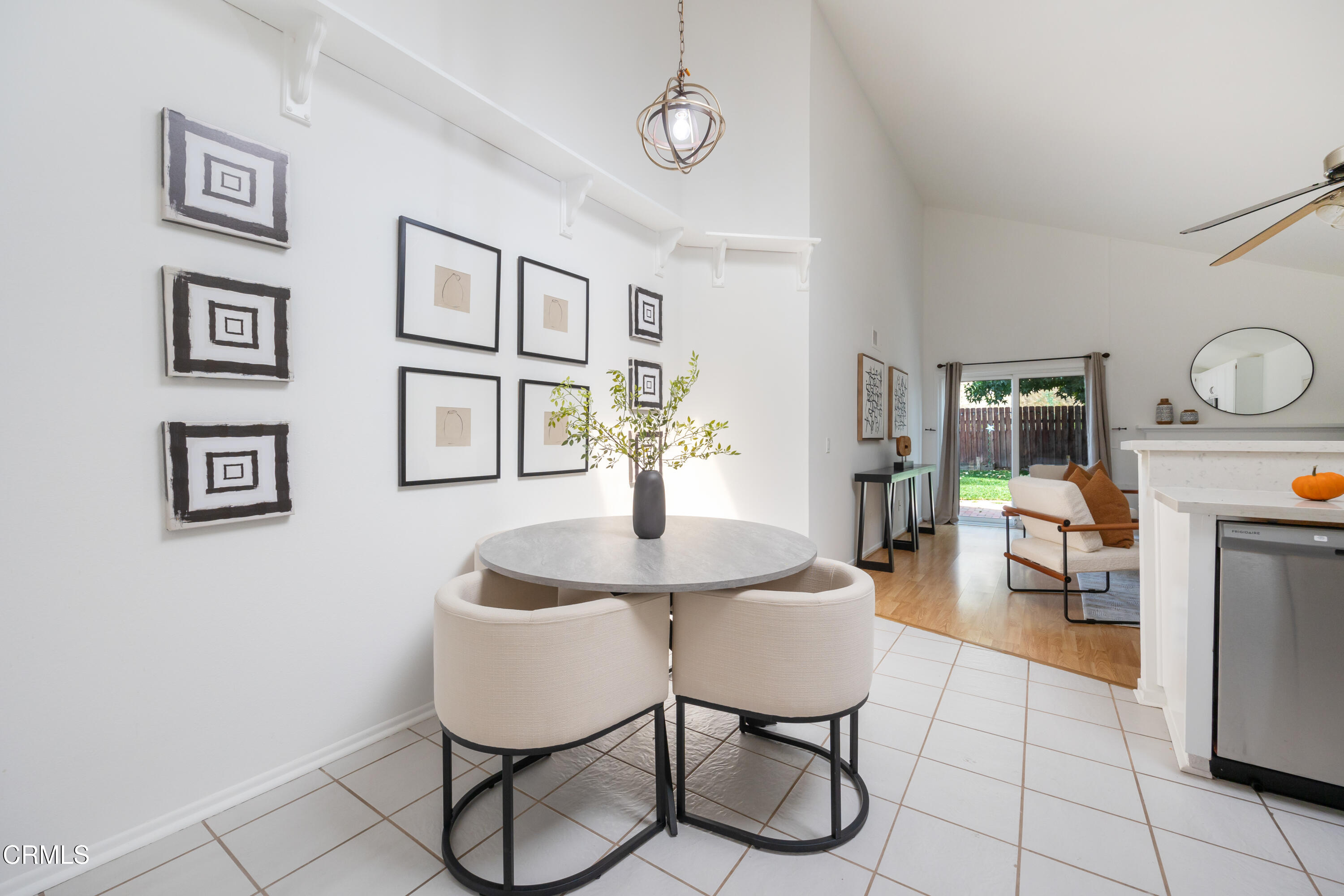 6464 Melray Street Moorpark, CA 93021 - Photo 22 of 57 a dining room with furniture and wooden floor