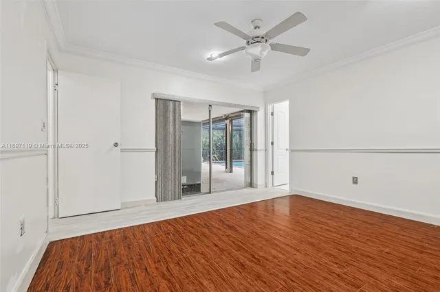 wooden floor in an empty room
