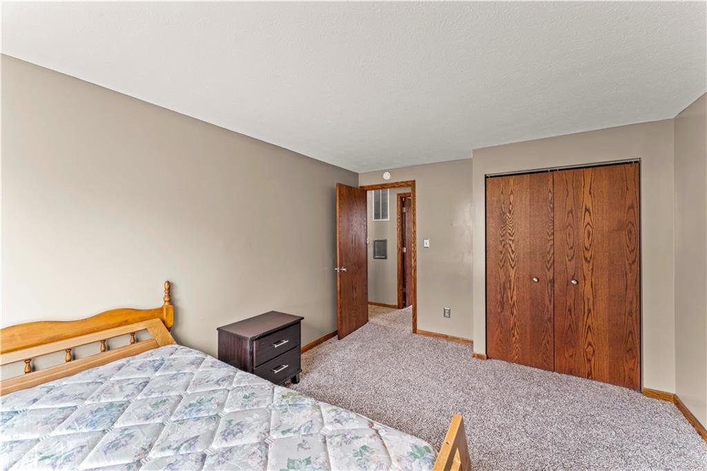 191 Deer Drive Washington, PA 15301 - Photo 22 of 33 a bedroom with a bed and wooden floor