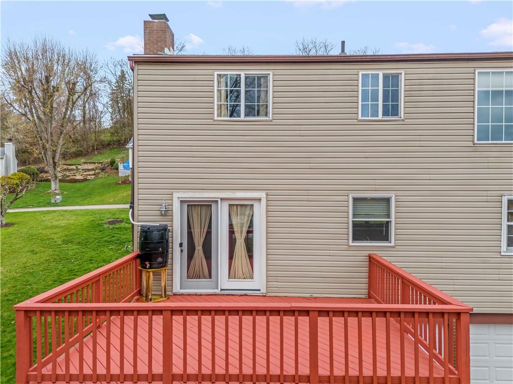 191 Deer Drive Washington, PA 15301 - Photo 29 of 33 a view of a house with a deck and a yard