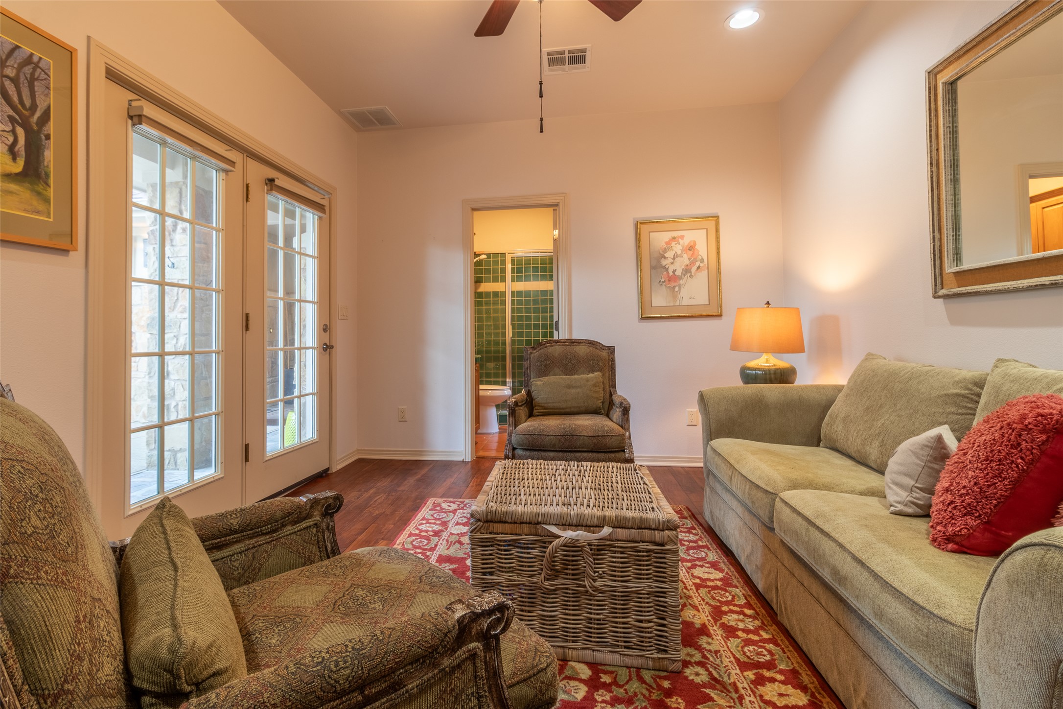 515 E Trail Spicewood, TX 78669 - Photo 25 of 36 a living room with furniture and a window