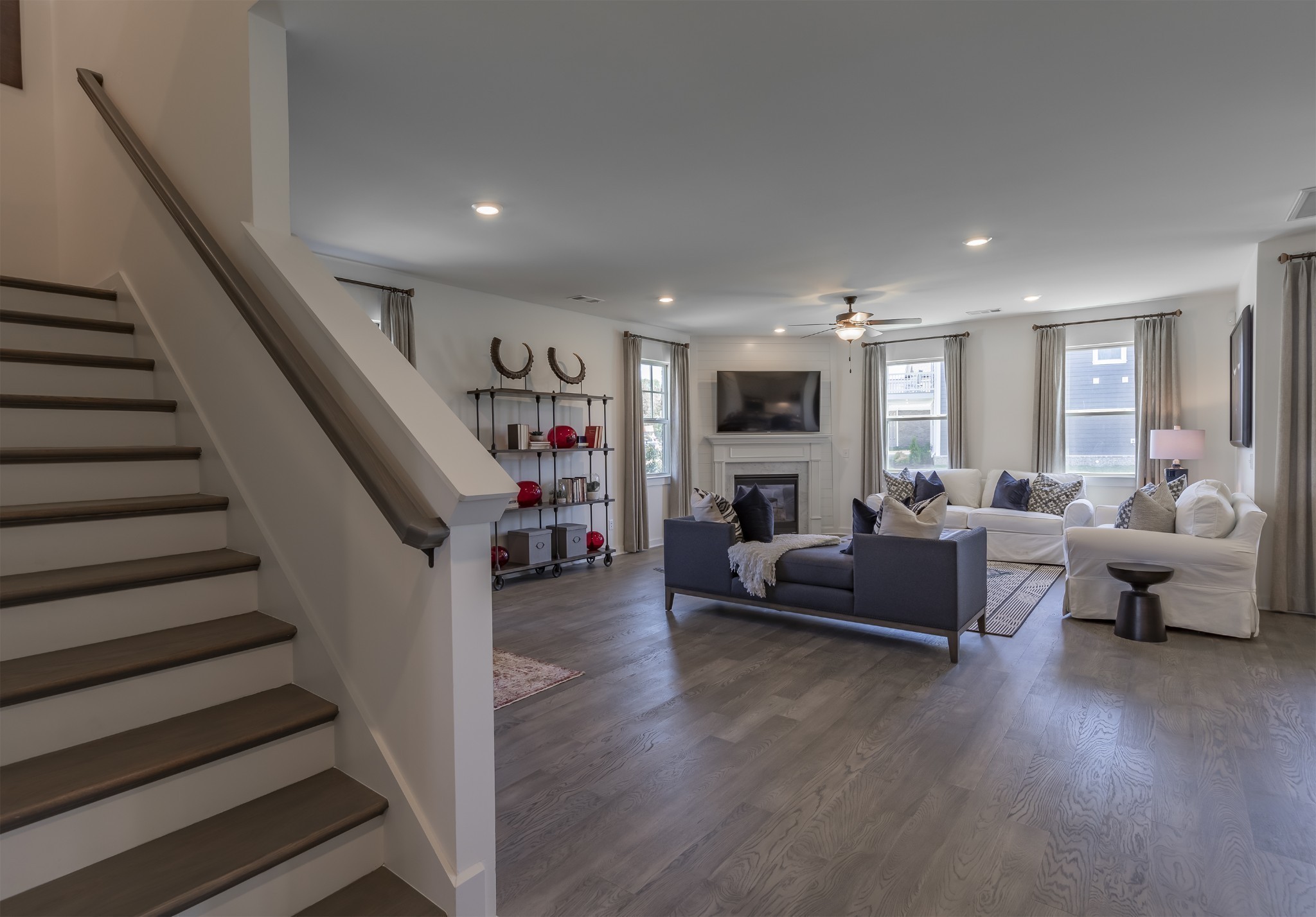 1133 Pebble Run Road Hendersonville, TN 37075 - Photo 11 of 43 a living room with furniture and a wooden floor