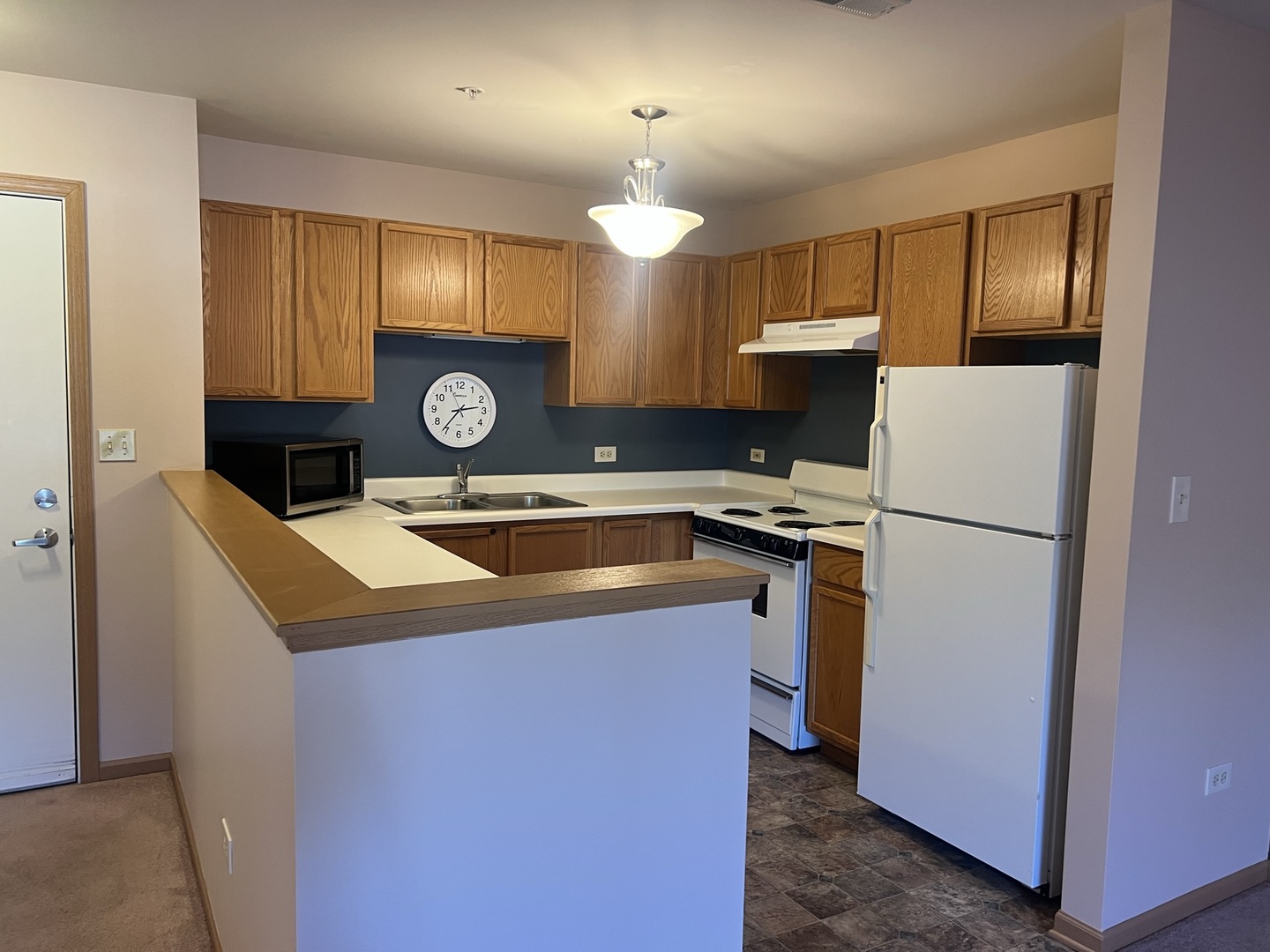 801 North McLean Boulevard, Unit 226 Elgin, IL 60123 - Photo 3 of 19 a kitchen with a refrigerator sink and cabinets