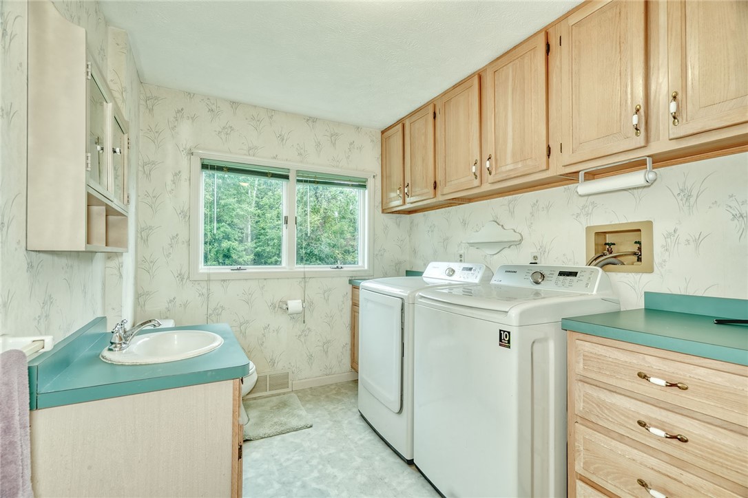 163 Delaware Avenue Brighton, NY 14623 - Photo 18 of 37 1st Floor Laundry & 1/2 Bath