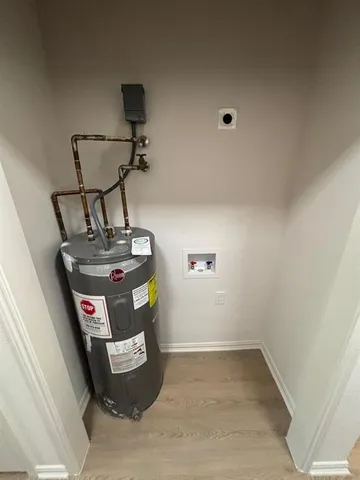 a view of storage and utility room