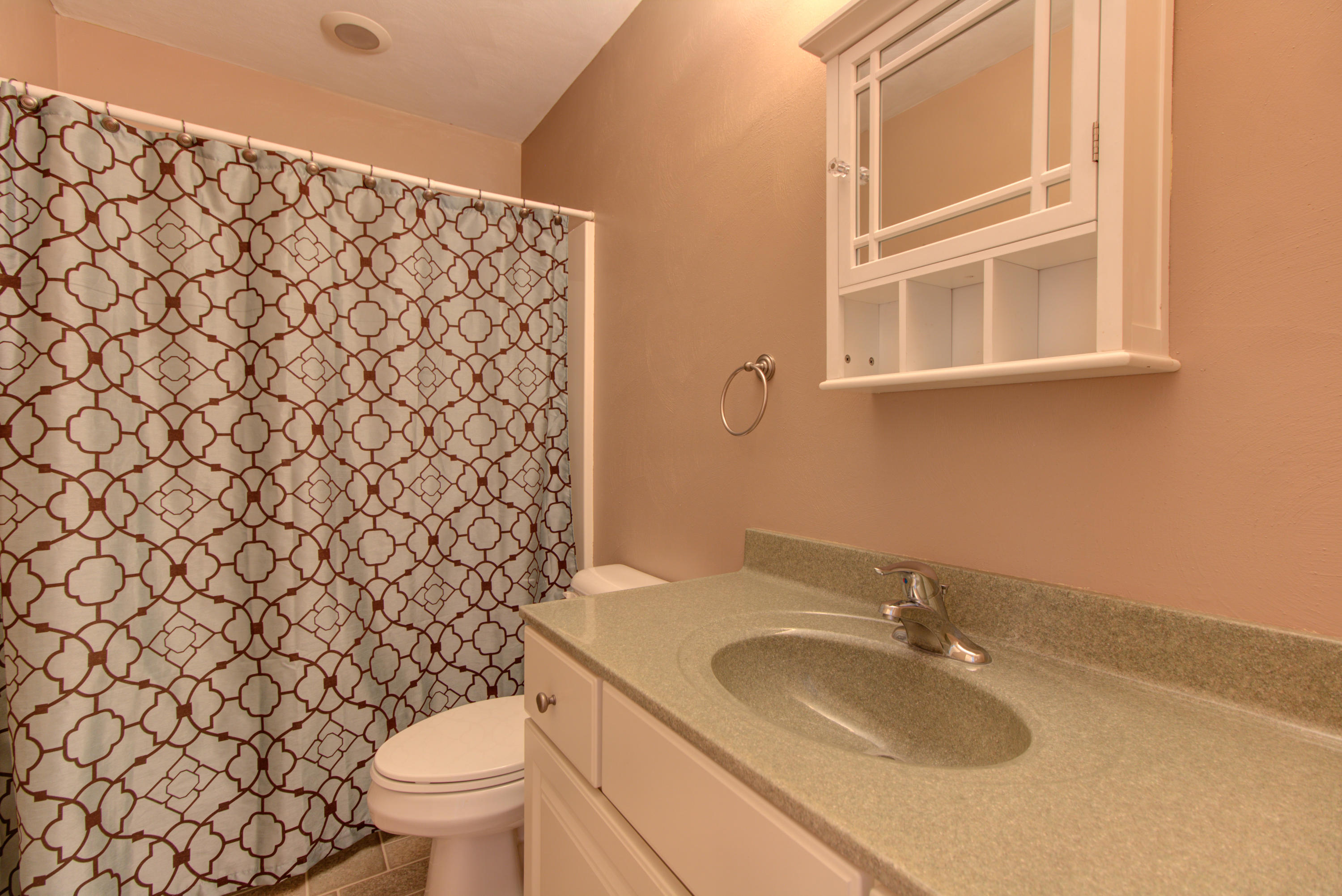 1781 Meadows Road Vinton, VA 24179 - Photo 15 of 26 a bathroom with a granite countertop toilet and a sink