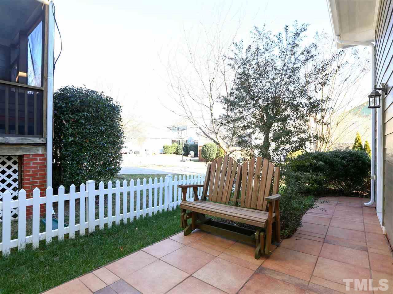 2220 Karns Place Raleigh, NC 27614 - Photo 20 of 25 a view of a bench in a garden