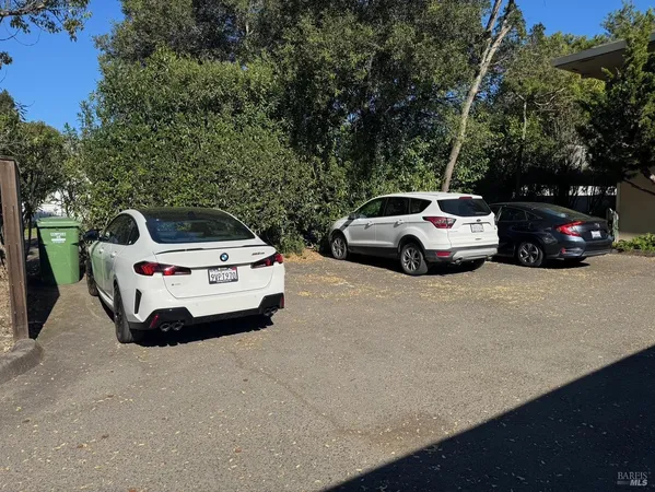 a car parked on the side of the road