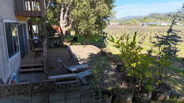 a view of outdoor space yard and an outdoor seating