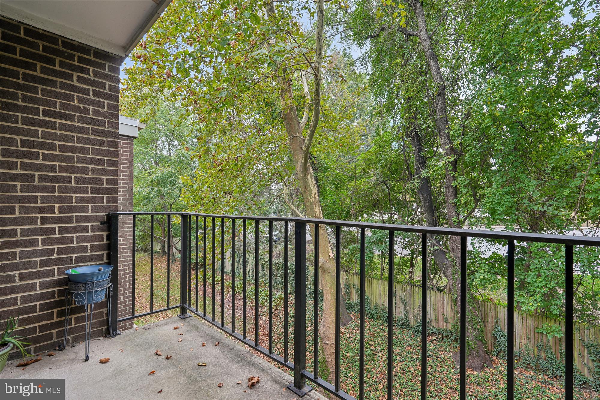 17800 Buehler Road, Unit 3 Olney, MD 20832 - Photo 19 of 28 Private Balcony with Wooded Views