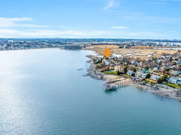 a view of city and ocean