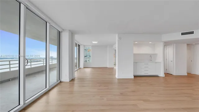 a view of empty room