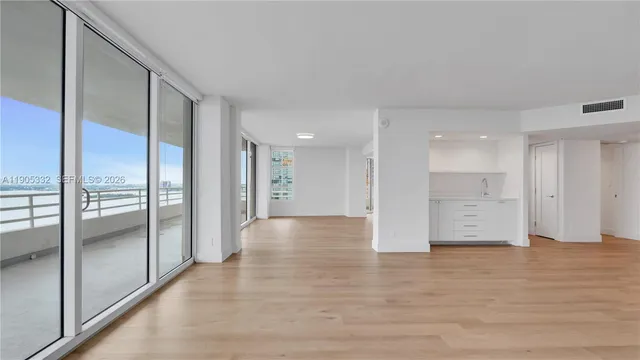 a view of empty room