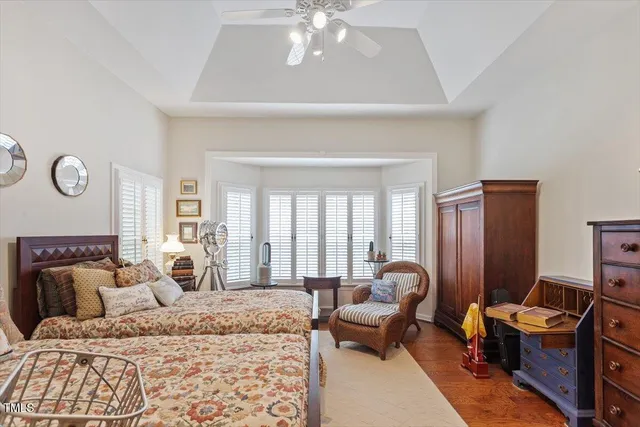 a view of an empty room with stairs