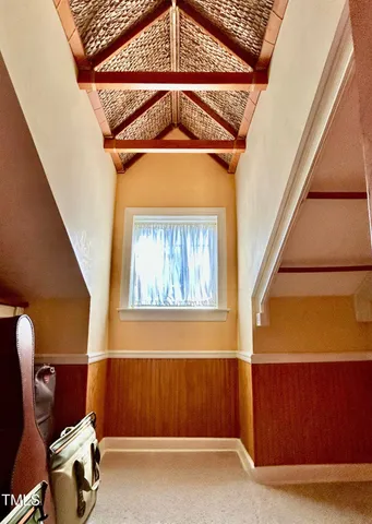 a view of wooden deck