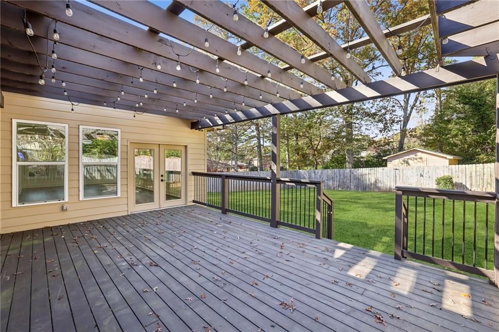 3170 Lavista Road Decatur, GA 30033 - Photo 25 of 29 a view of a backyard with wooden floor