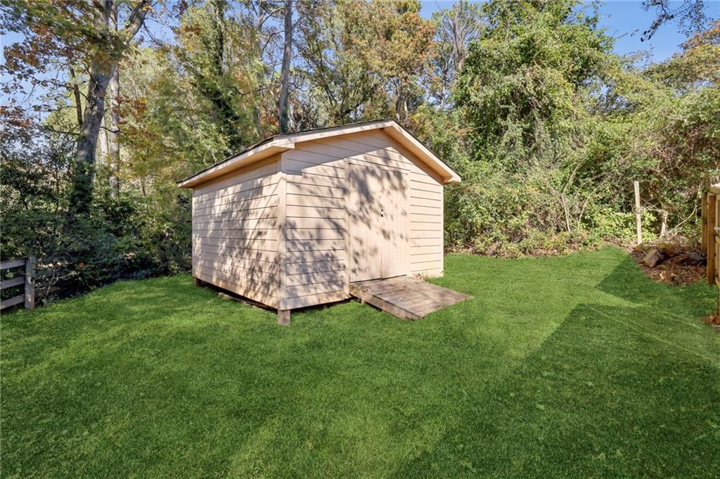 3170 Lavista Road Decatur, GA 30033 - Photo 28 of 29 a view of backyard with green space