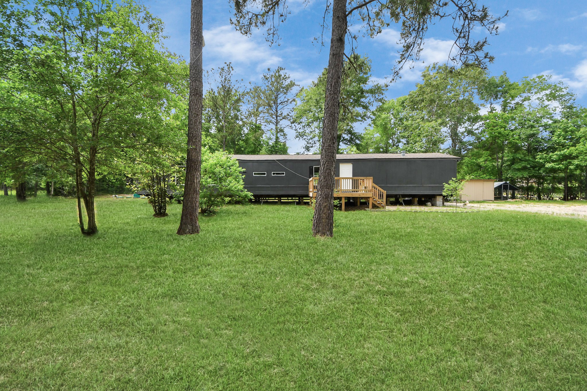 25932 Thatcham New Caney, TX 77357 - Photo 32 of 44 a view of a house with a backyard
