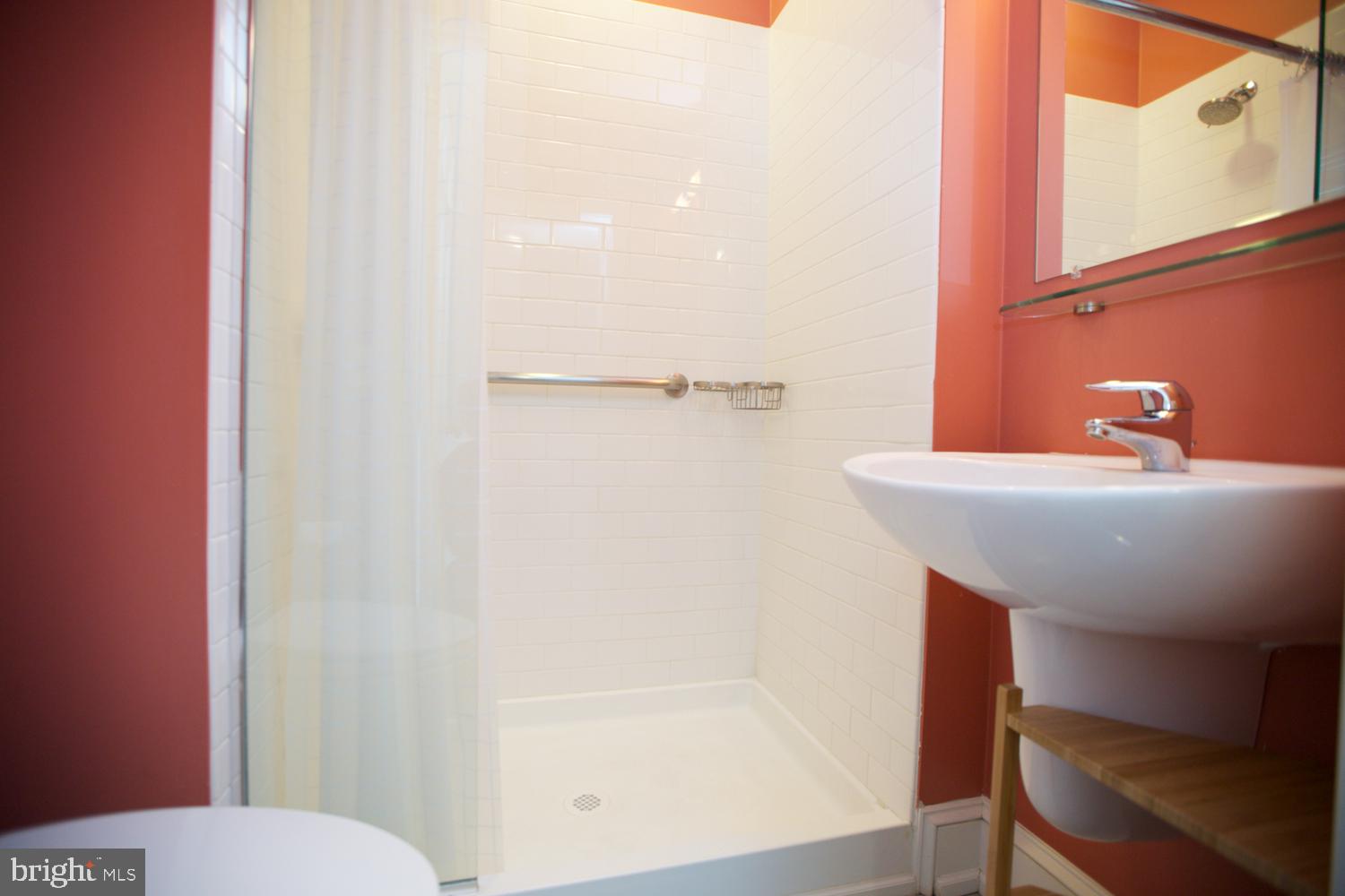 421 South 20th Street Philadelphia, PA 19146 - Photo 40 of 40 a bathroom with a sink and a mirror