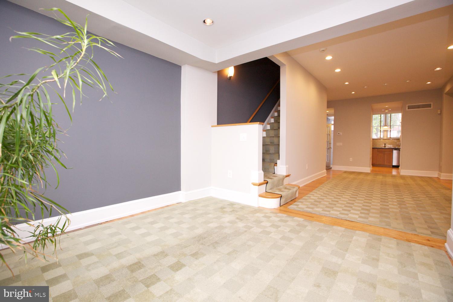 421 South 20th Street Philadelphia, PA 19146 - Photo 6 of 40 a view of a livingroom with a staircase
