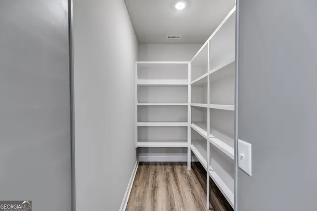 a view of a room with shelf