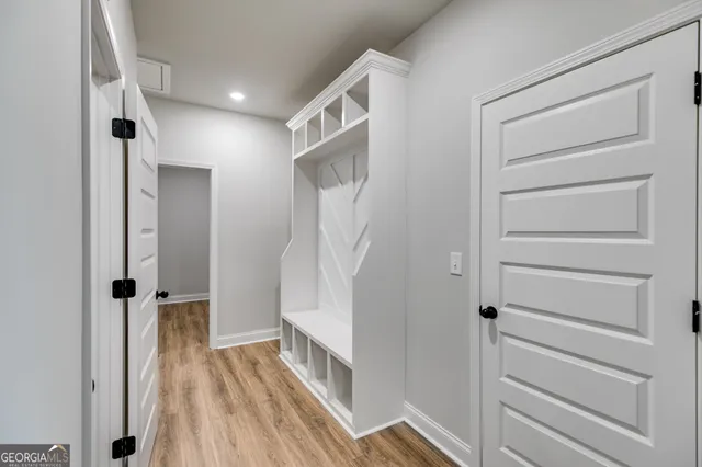 a view of a walk in closet