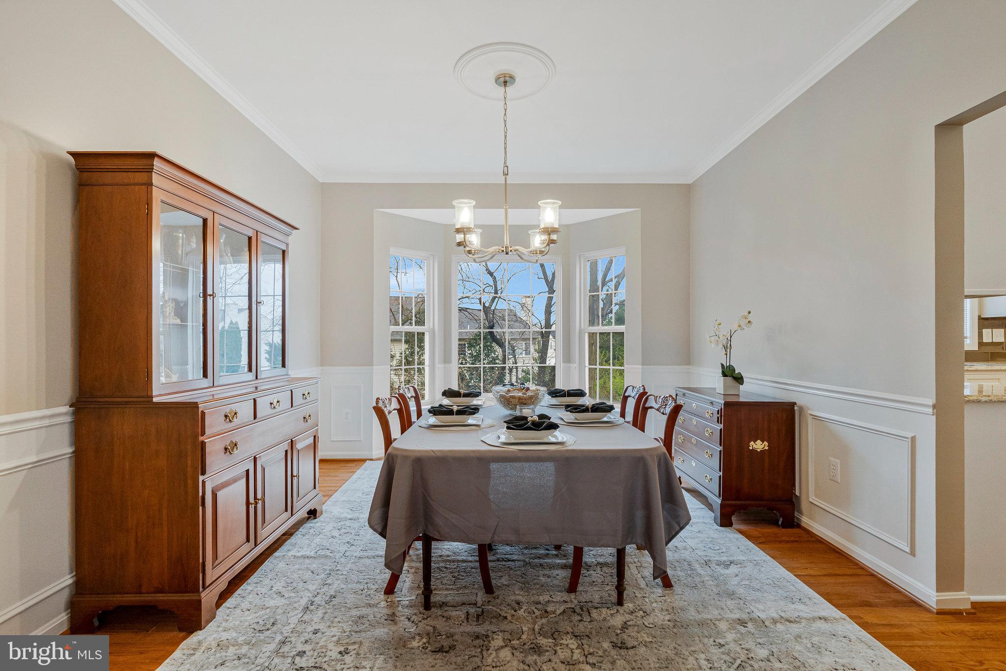 21272 Rosetta Place Ashburn, VA 20147 - Photo 14 of 58 a view of a dining room with furniture window and outside view