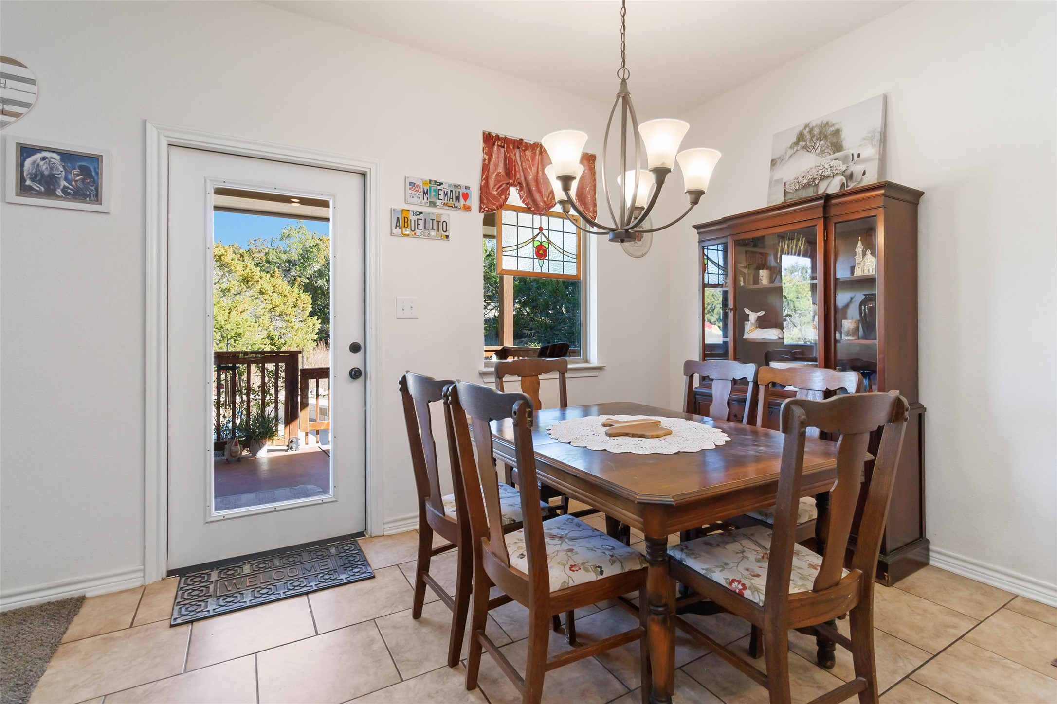 1193 Persimmon Pass Fischer, TX 78623 - Photo 13 of 27 Dining space featuring a chandelier