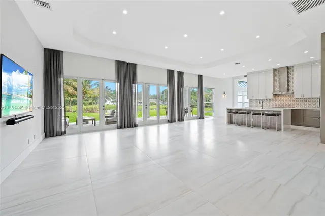 a view of an empty room