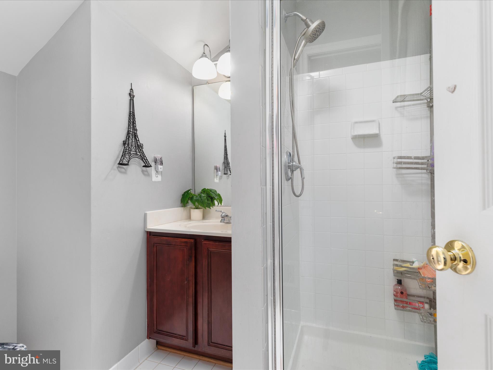 8705 Lords View Loop Gainesville, VA 20155 - Photo 29 of 58 a bathroom with a shower and vanity